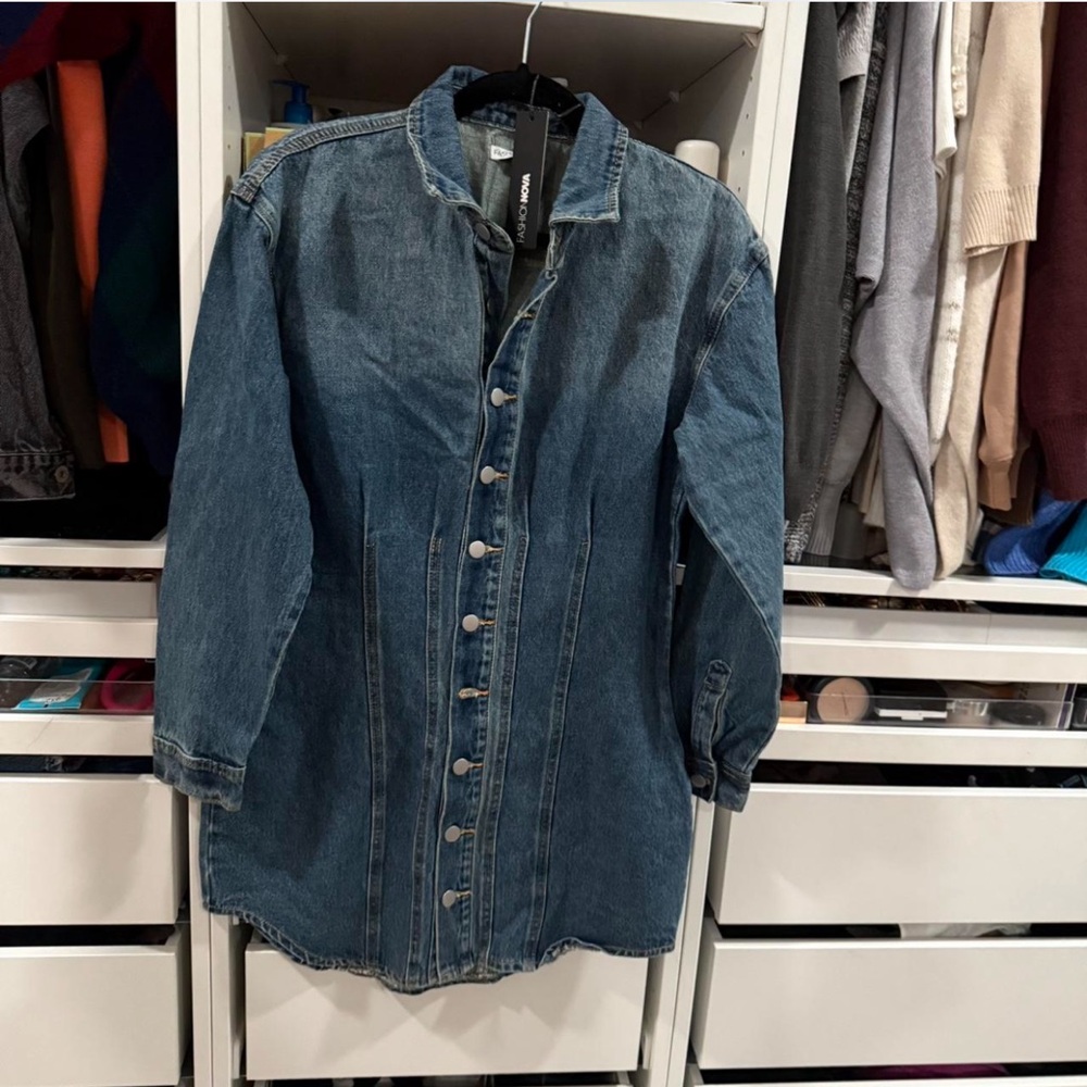 Fashion Nova Denim Mini Dress